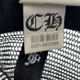 Chrome Hearts CH Hollywood Trucker Hat Black White