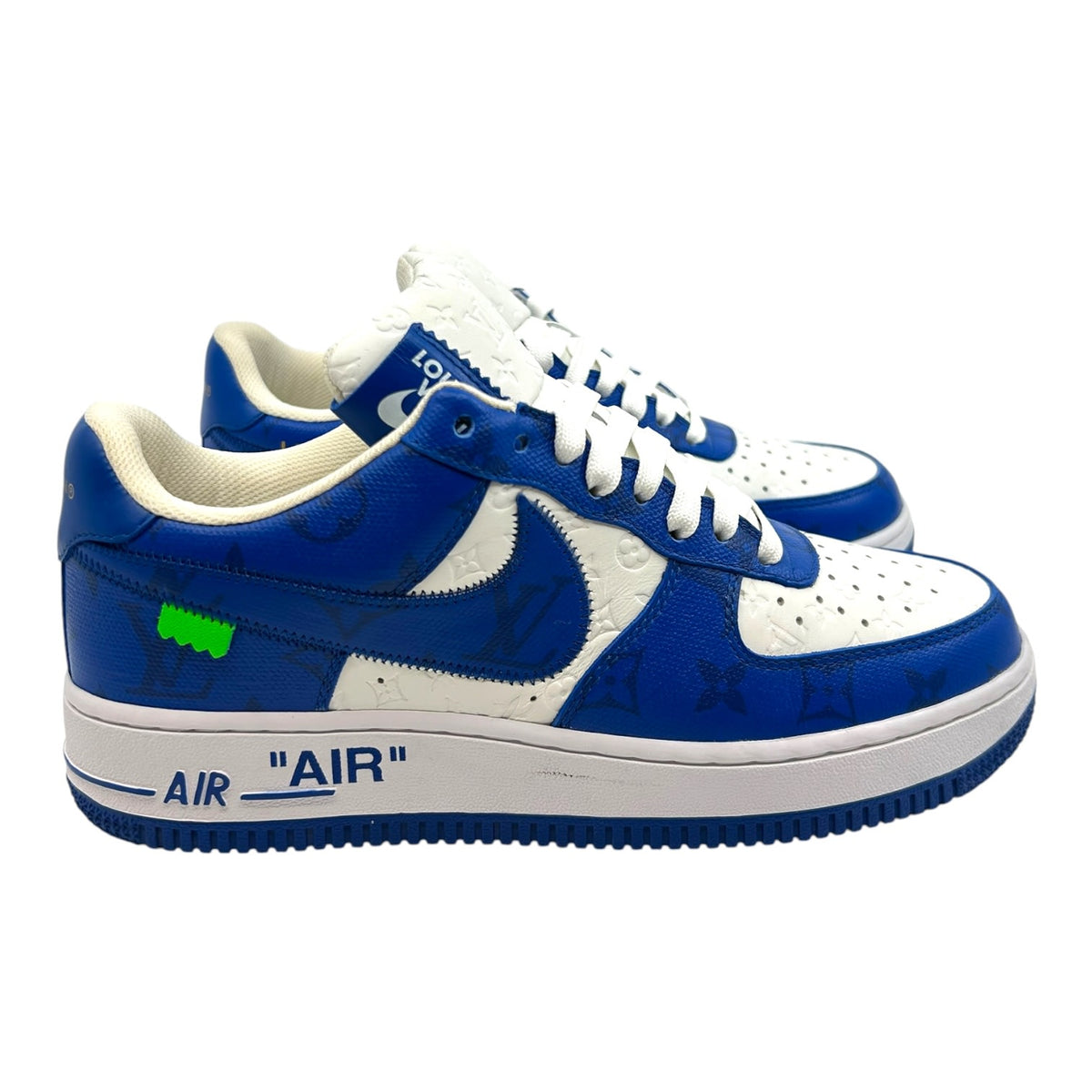 Louis Vuitton Nike Air Force 1 Low By Virgil Abloh White Royal