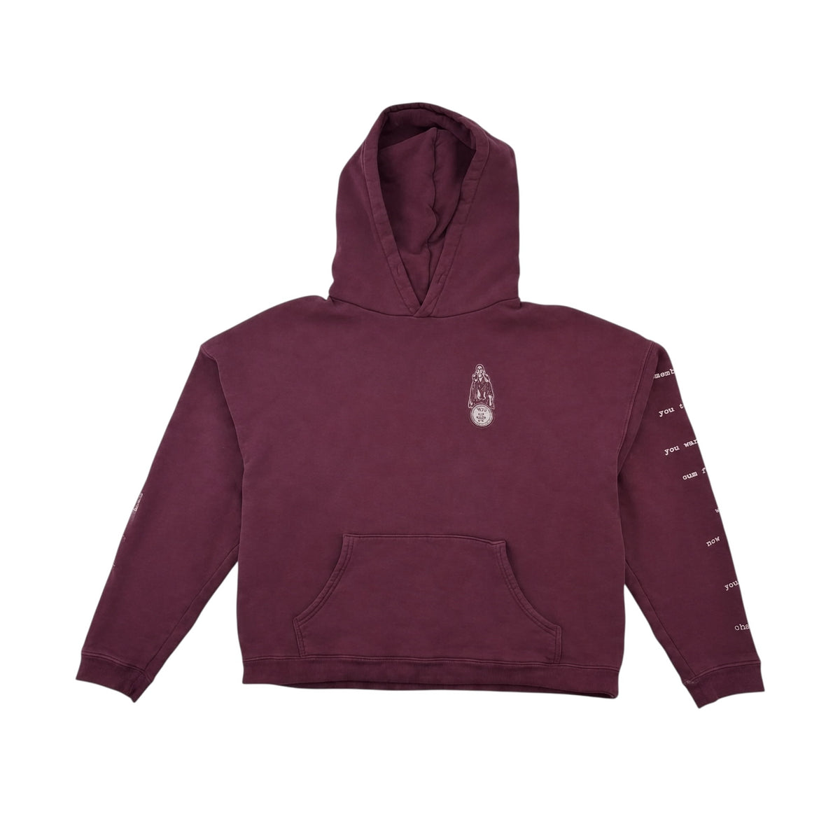 ERD Remember When Hoodie Burgundy