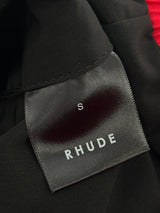 Rhude RH Logo Track Shorts Red