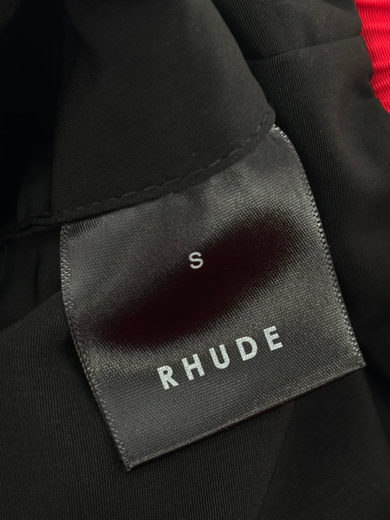 Rhude RH Logo Track Shorts Red