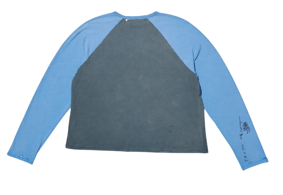 Paly Hollywood Funeral Fakeout Long-Sleeve Raglan Grey