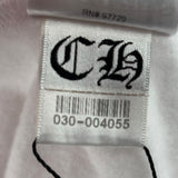 Chrome Hearts T-Logo Script Letters Zip Up Hoodie White