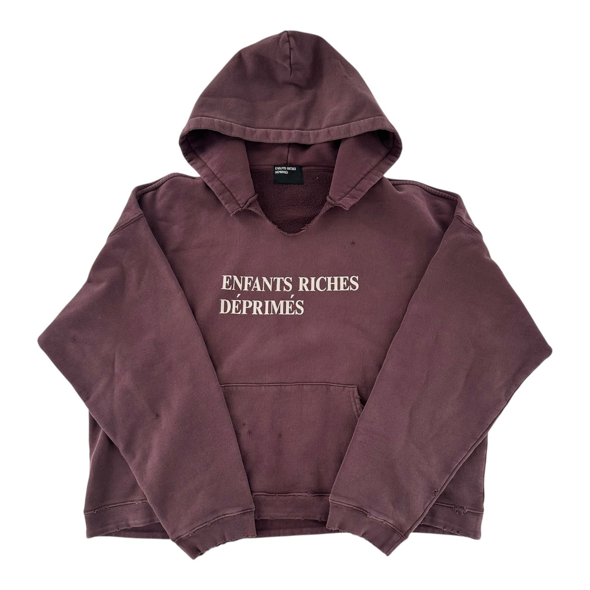 ERD Classic Logo Hoodie Mud Red