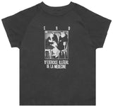 ERD Medicine Raglan Shirt Faded Black