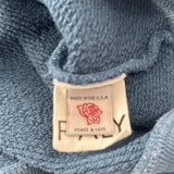 Paly Blank Hoodie Blue