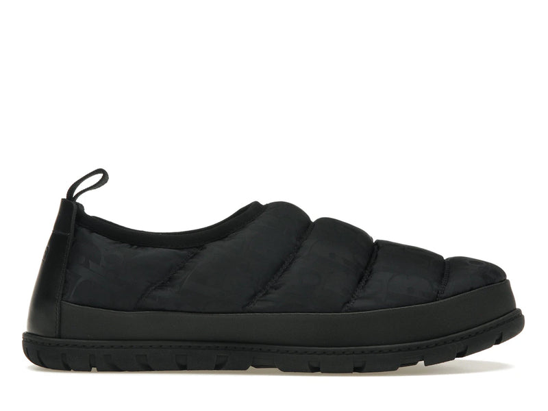 Dior Snow Slipper Black Oblique Technical Fabric