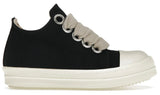 Rick Owens Jumbo Low Canvas Sneaker Black