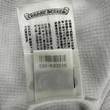 Chrome Hearts Scroll Logo Long-Sleeve Thermal Tee White
