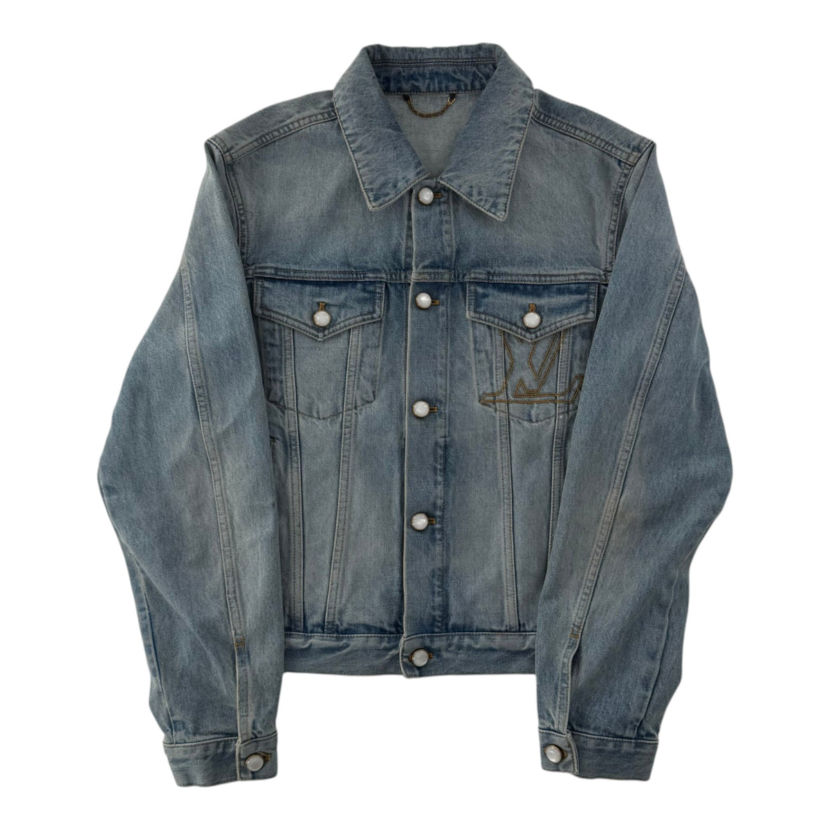 Louis Vuitton Denim Trucker Jacket Blue