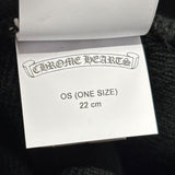 Chrome Hearts Embroidered CH Logo Beanie Black