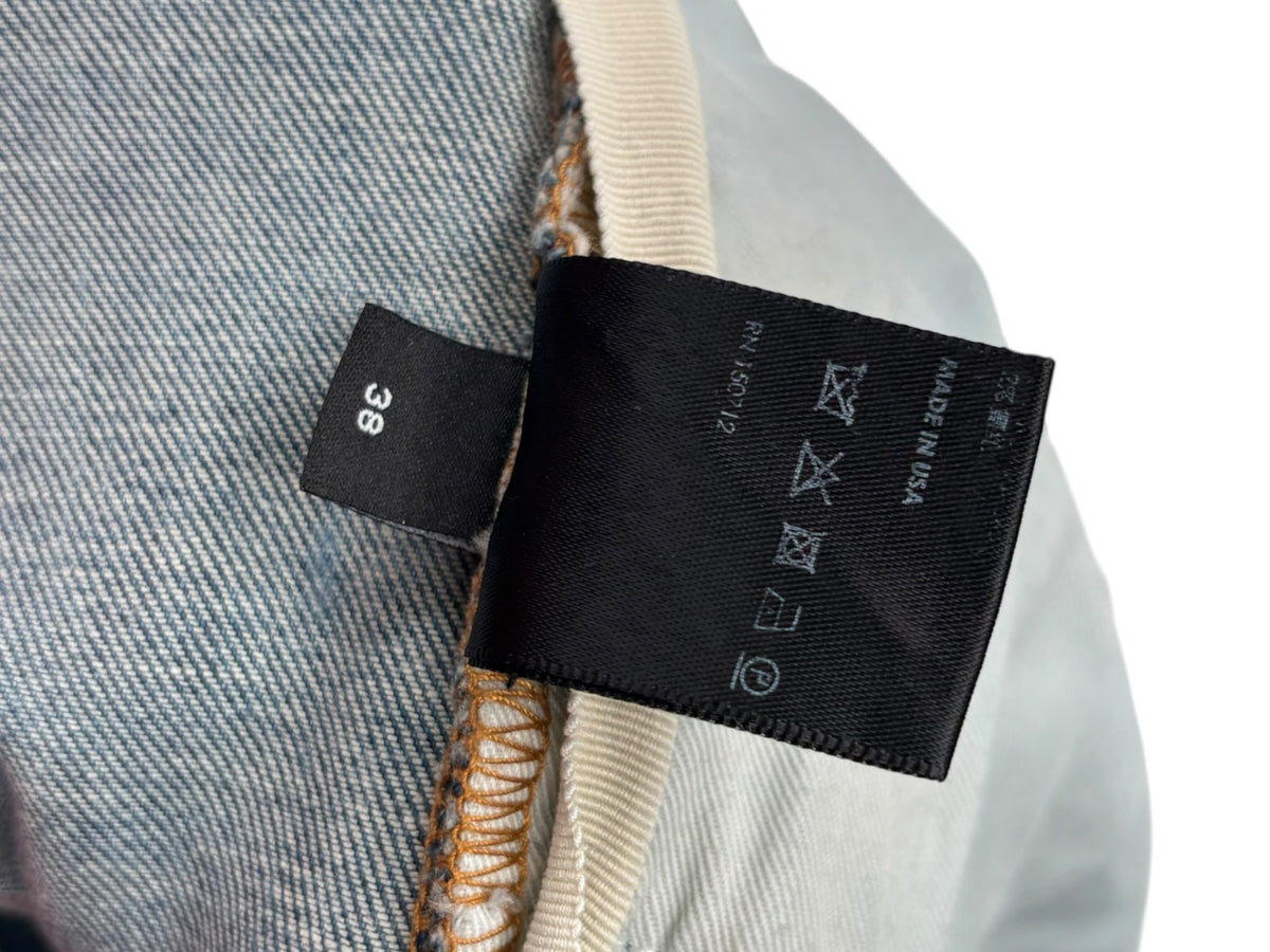 Amiri Stack Jeans Honeycomb Indigo