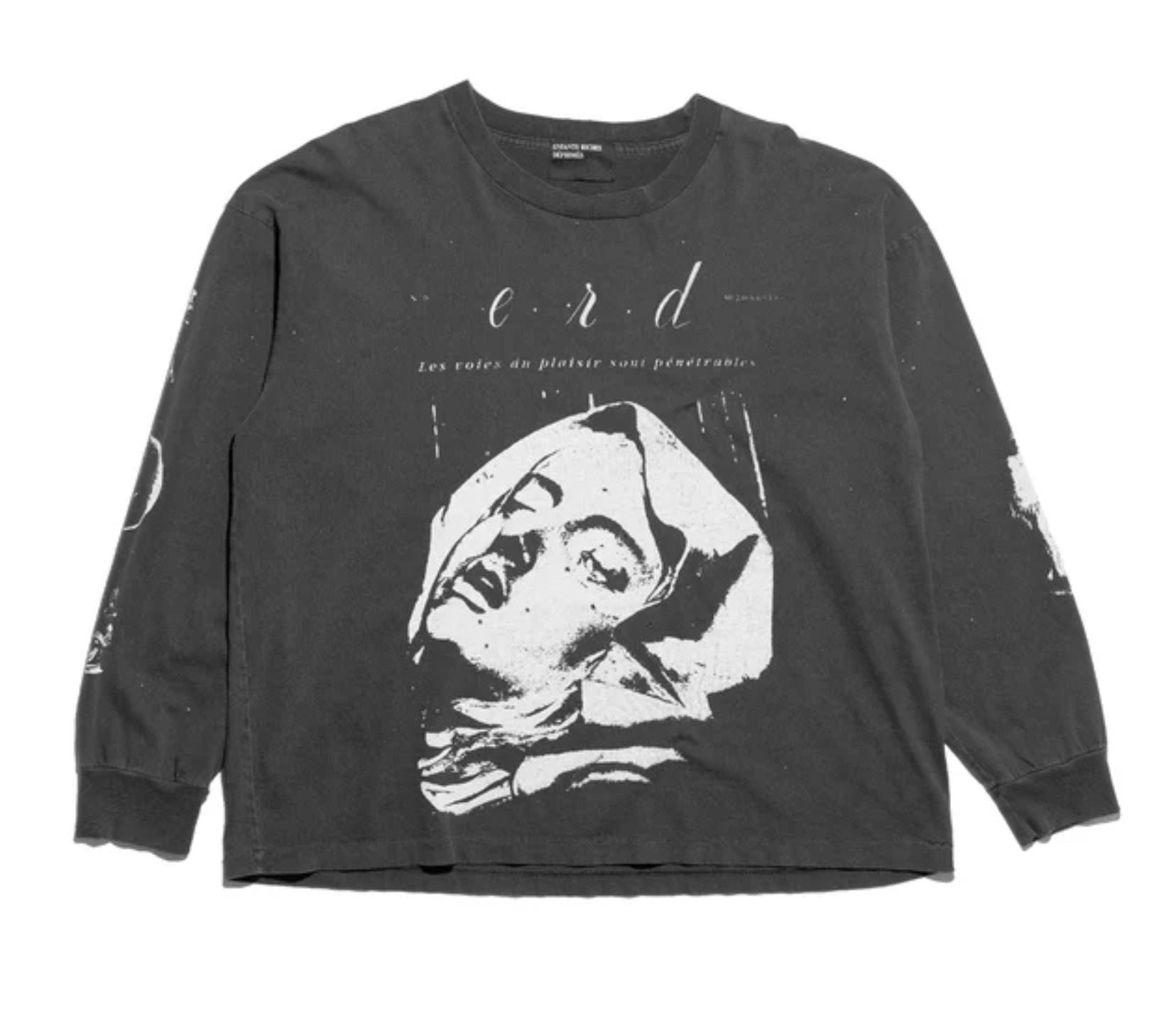 ERD THE LATENCY LS T-SHIRT ANTIQUE BLACK
