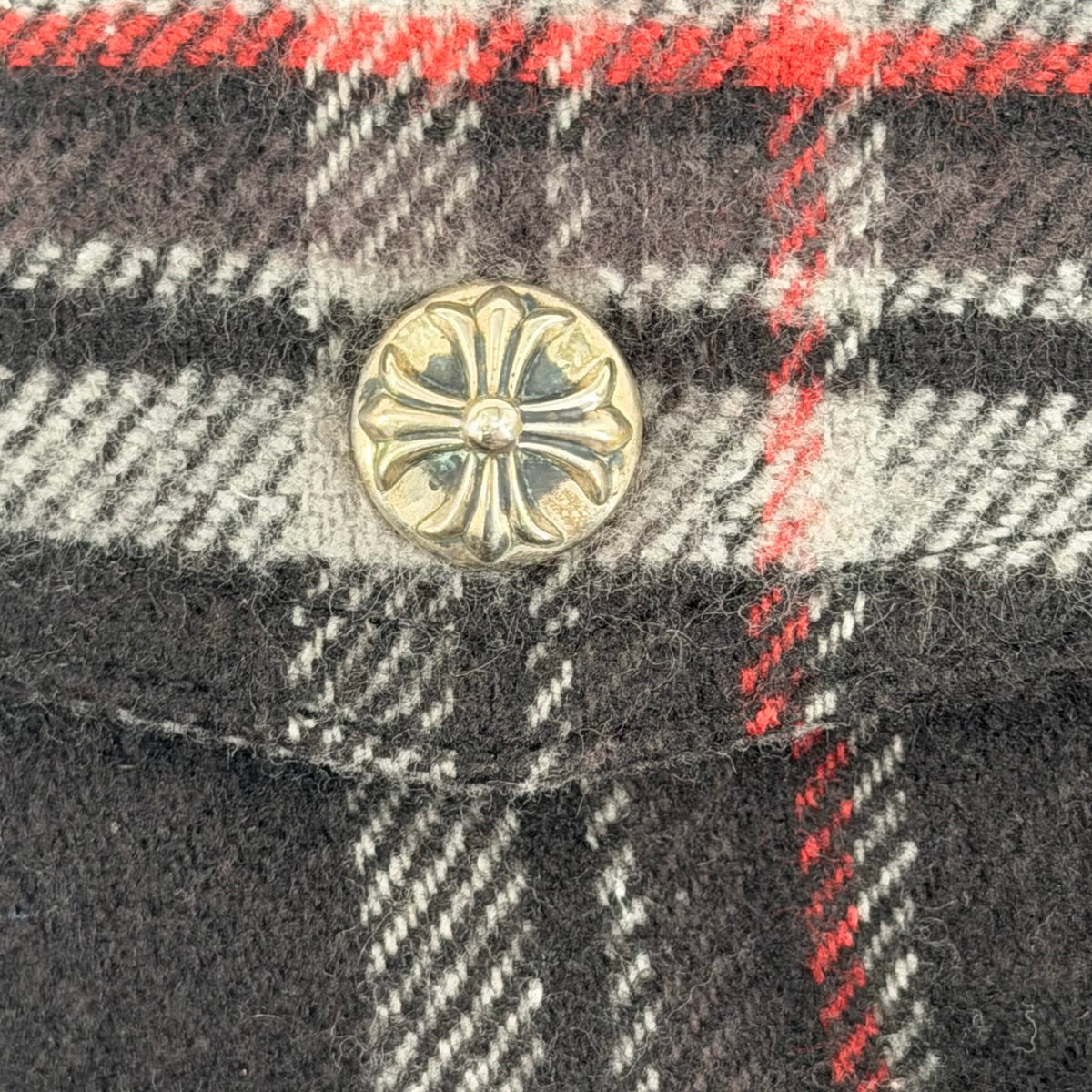 Chrome Hearts Fur Lined Flannel Black