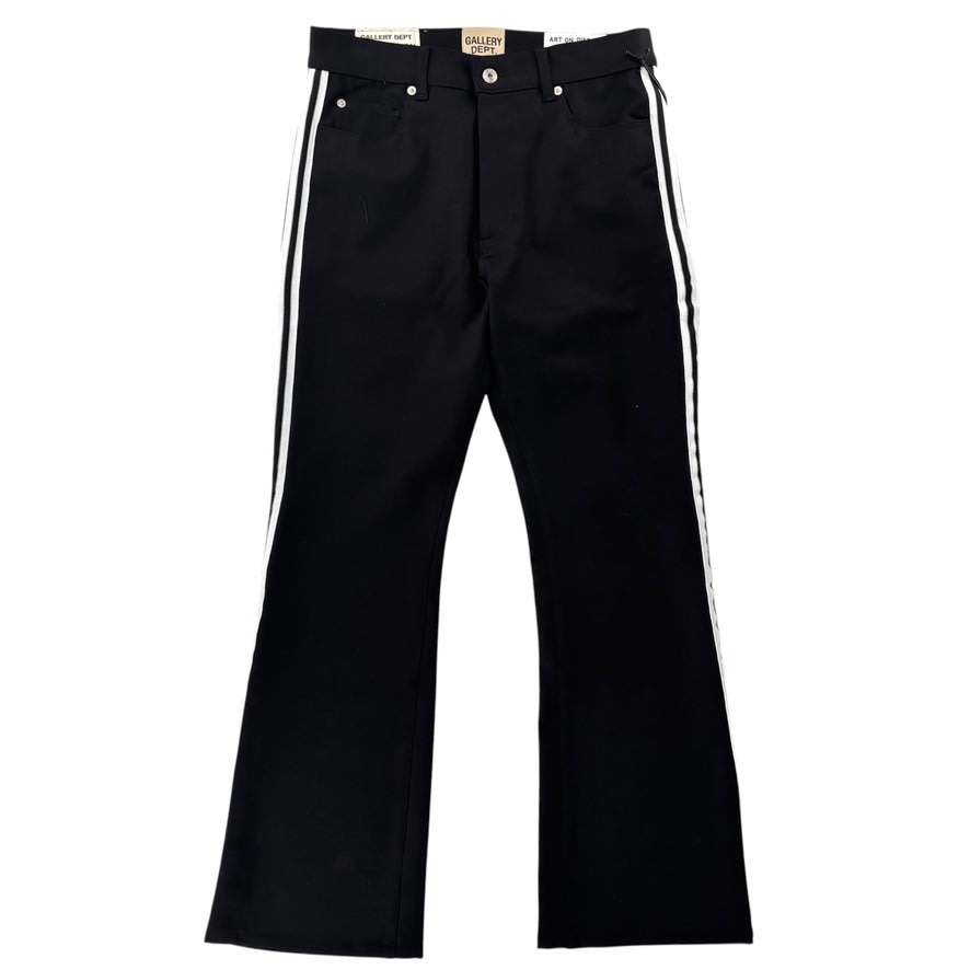 Gallery Dept Black Flare Track Pants