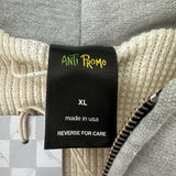 Matty Boy Anti Promo Sadistic Thermal Zip-Up Grey