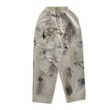 Balenciaga Men's Tat Baggy Sweatpants Beige/Brown