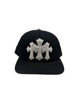 Chrome Hearts Pony Hair Cemetery Cross Patch Trucker Hat