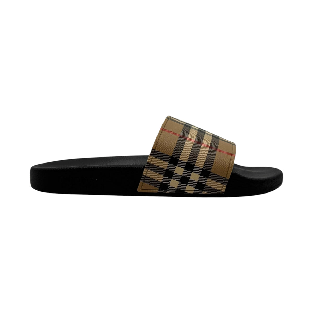 Burberry Furley Check Slide Brown