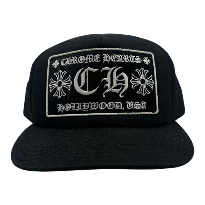 Chrome Hearts Hollywood Trucker Hat Black