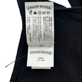 Chrome Hearts Scroll Logo Ribbed Tank Top Black