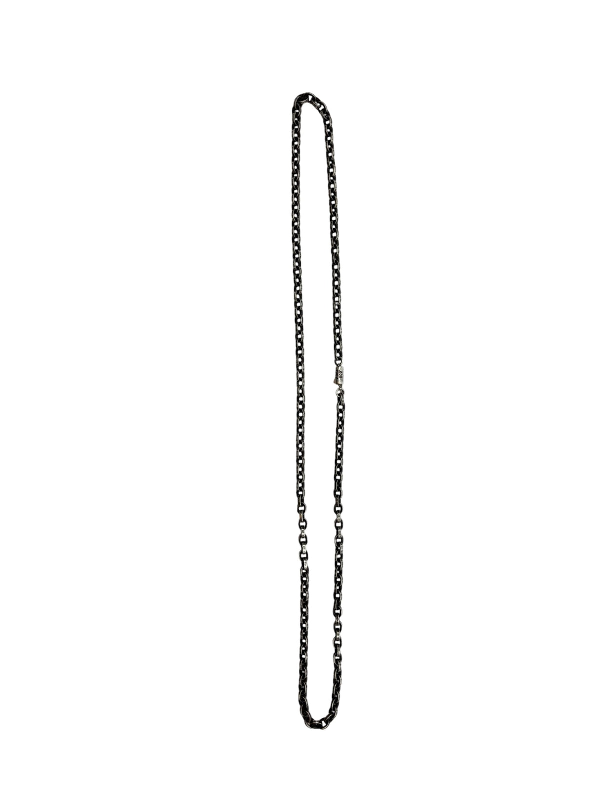 Chrome Hearts Silver Paper Chain Necklace 24"