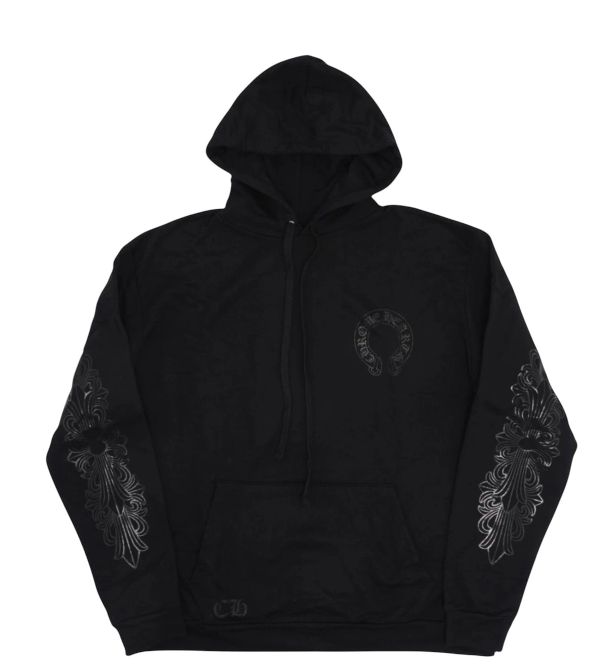 Chrome Hearts Online Exclusive Tonal Horseshoe Logo Hoodie