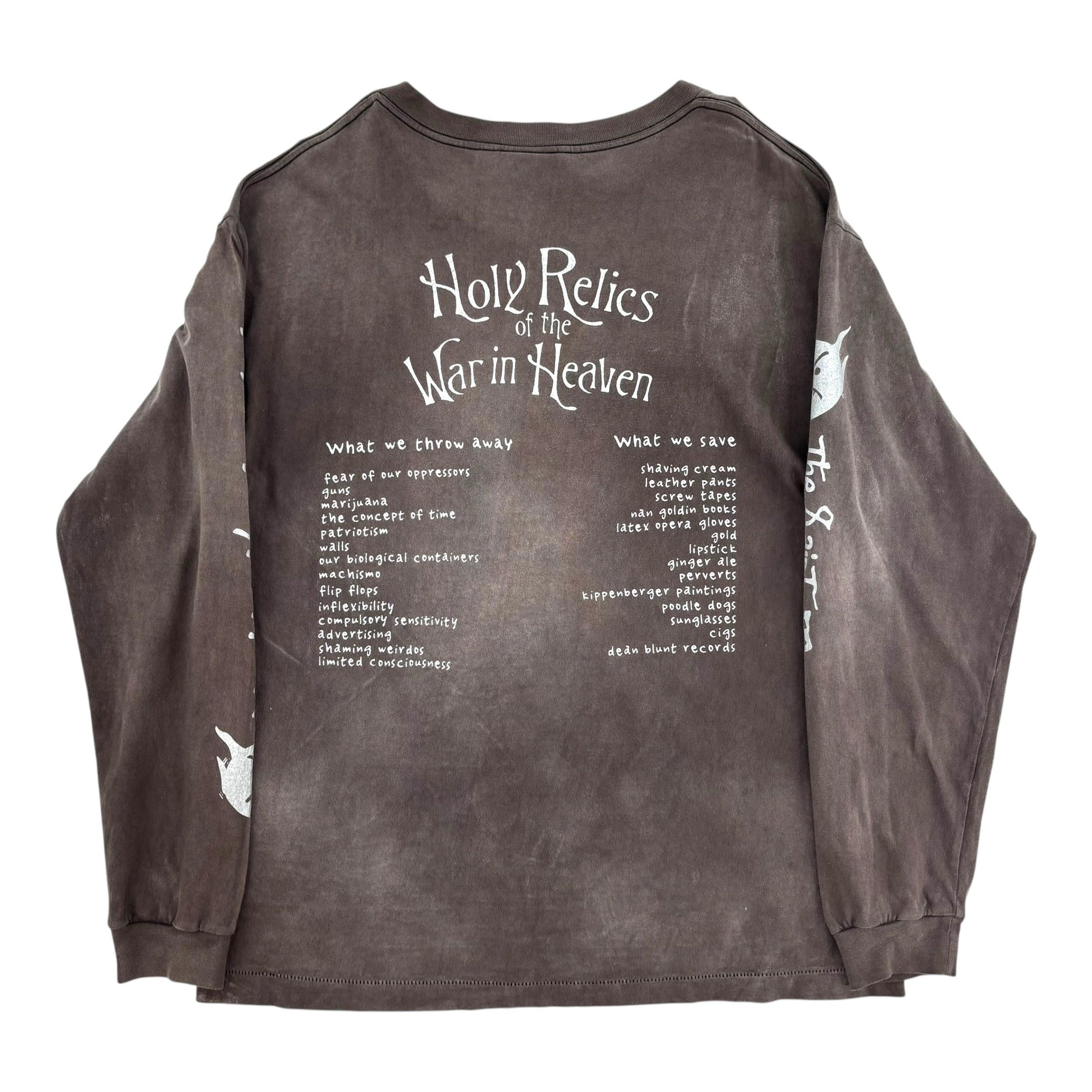 Saint Michael Satan Longsleeve Shirt "Grey"