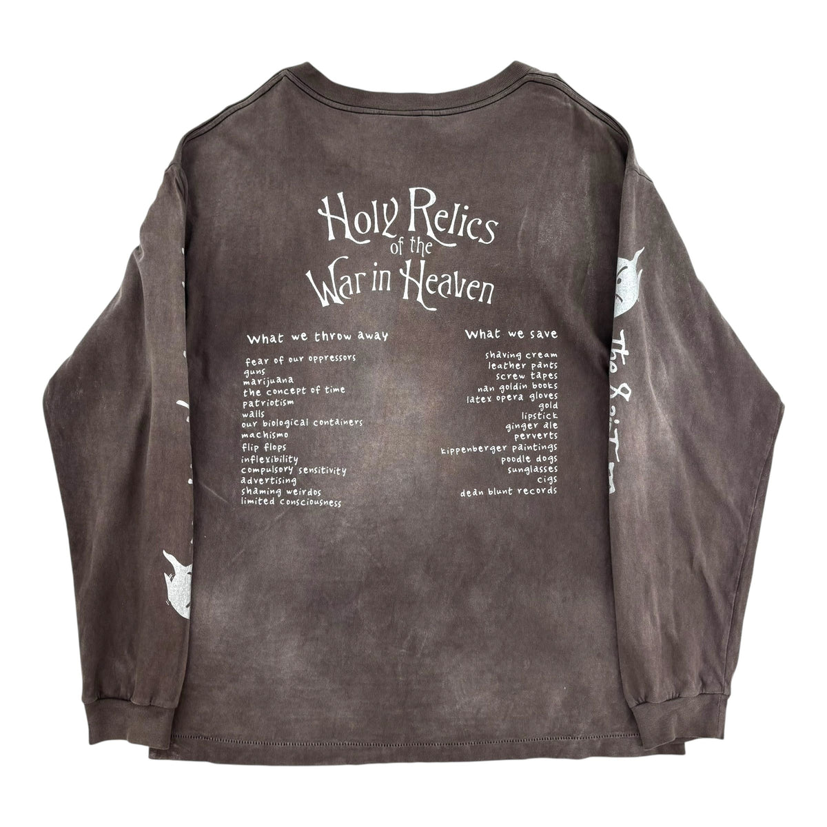 Saint Michael Satan Longsleeve Shirt "Grey"