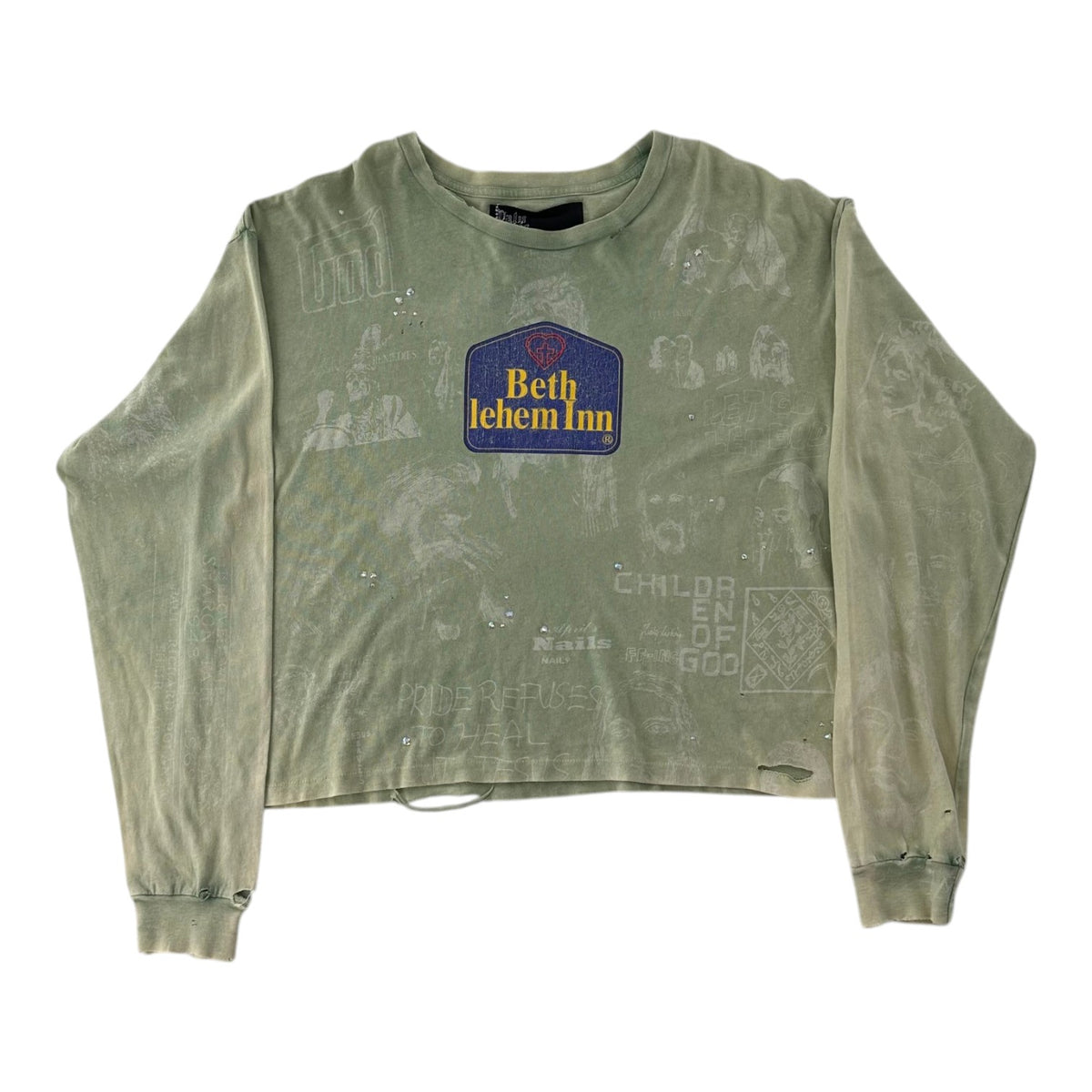 Paly Hollywood Bethlehem L/S Tee Green