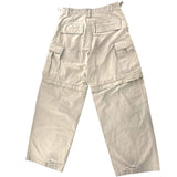 Balenciaga Convertiable Cargo Cream Pants