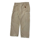 Carhartt Carpenter Distressed Pants Tan
