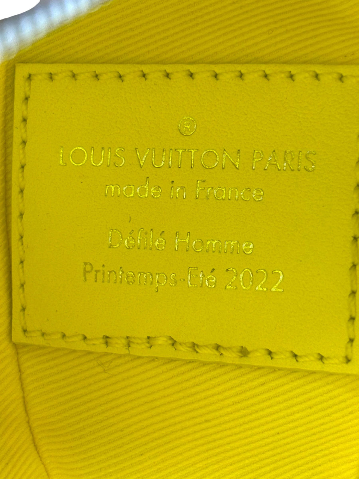 Louis Vuitton Lemon Pouch Yellow