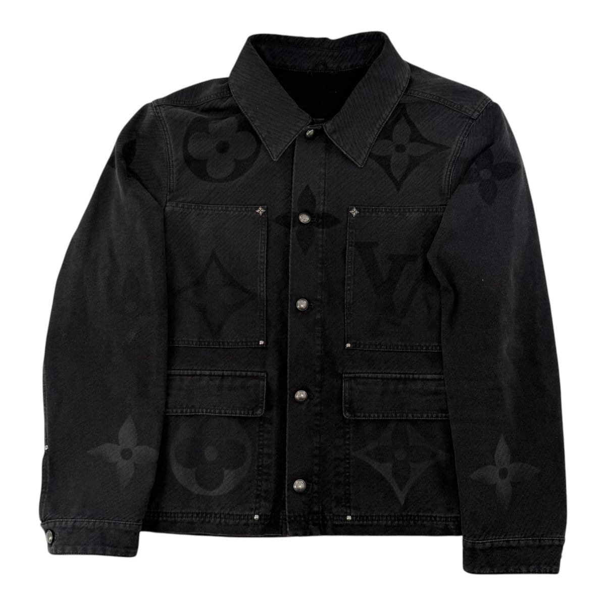 Louis Vuitton Monogram Denim Blouson Black