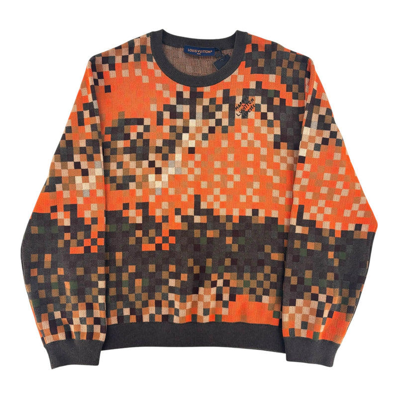 Louis Vuitton Orange Damoflage LVers Sweater