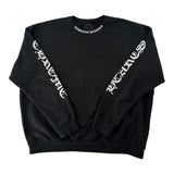 Chrome Hearts Neck Logo Crewneck Sweatshirt Black