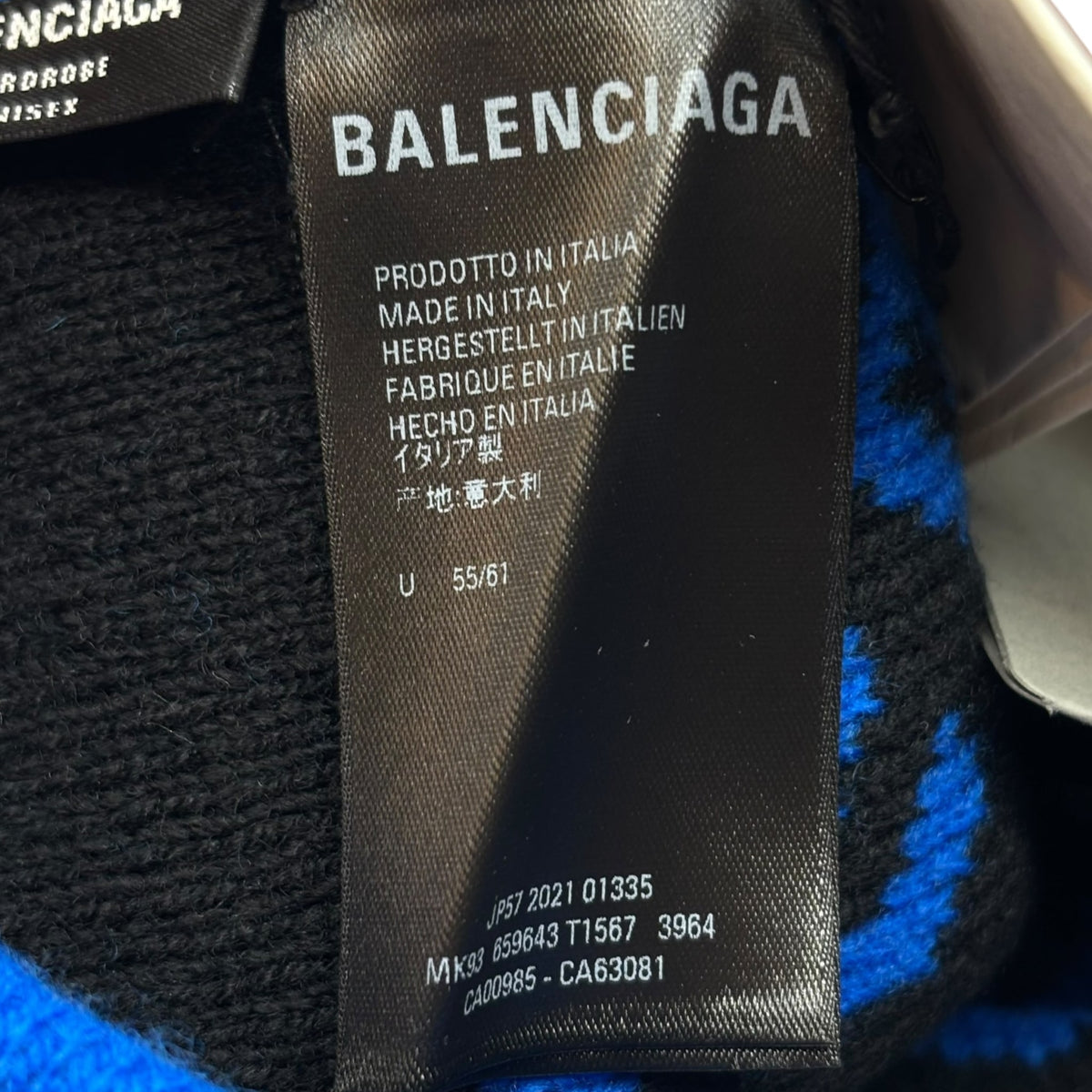 Balenciaga Allover Logo Beanie
