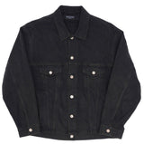 Balenciaga Spray Paint Logo Denim Jacket Black