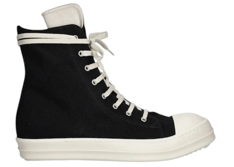 Rick Owens DRKSHDW High Top Black Milk