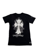 Chrome Hearts Cemetery Cross Logo Tee Black