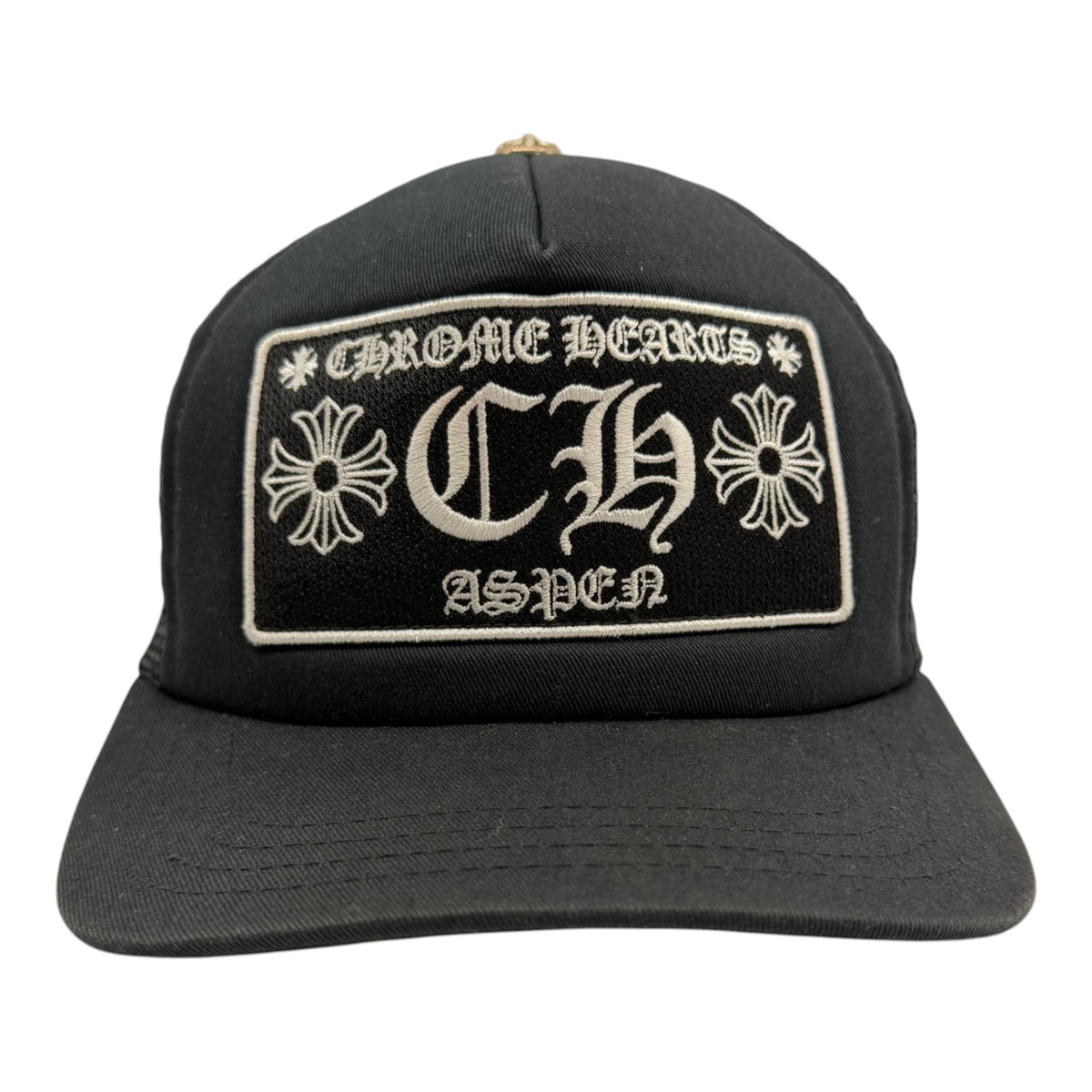 Chrome Hearts CH Aspen Exclusive Trucker Hat Black