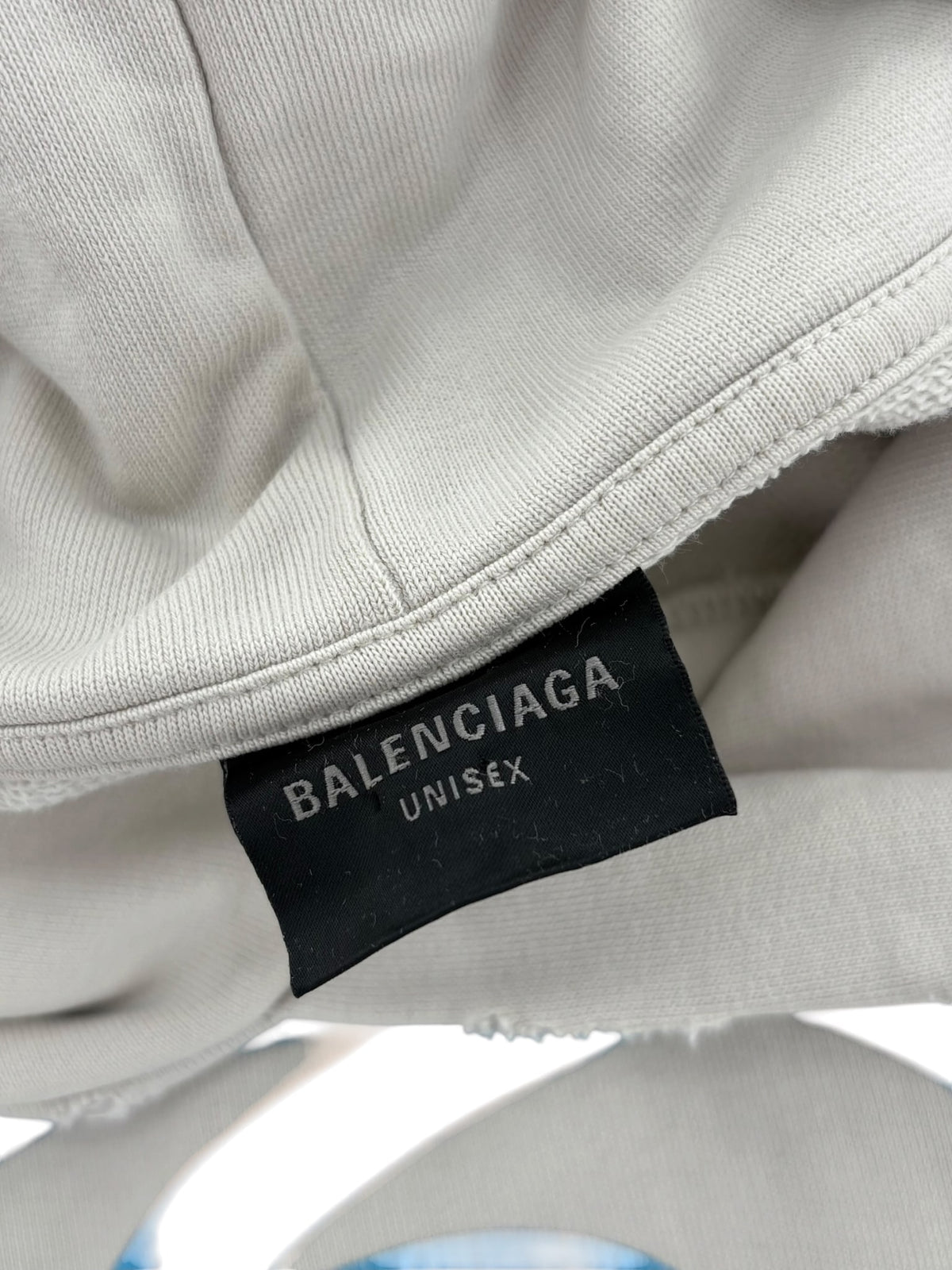 Balenciaga Loop Sports Icon Hoodie Beige