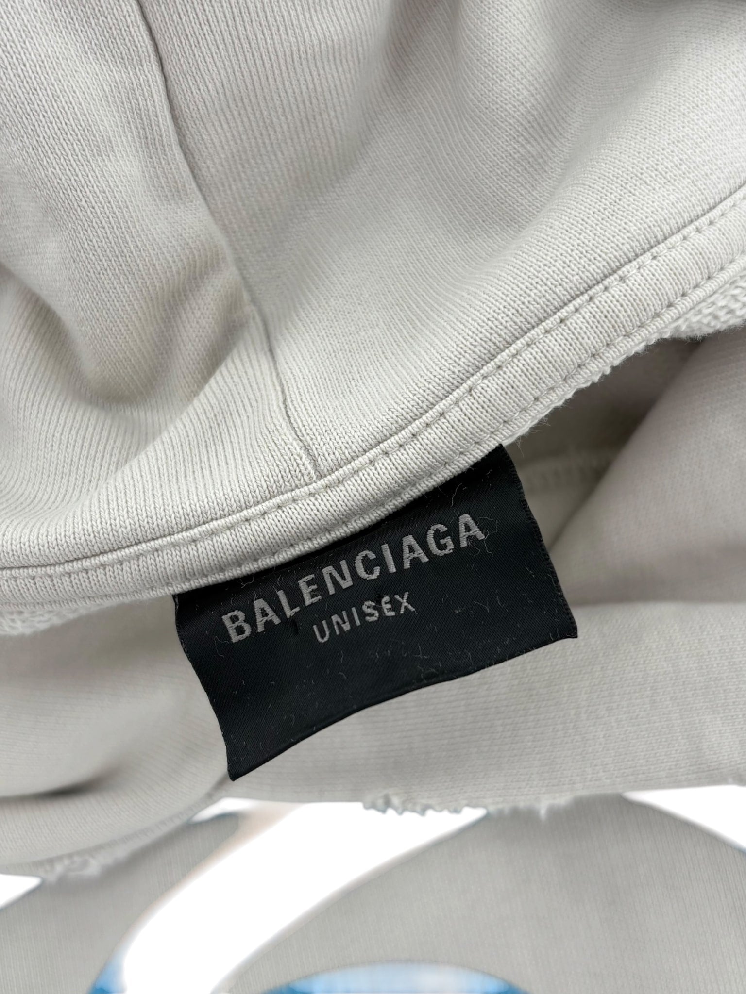 Balenciaga Loop Sports Icon Hoodie Beige