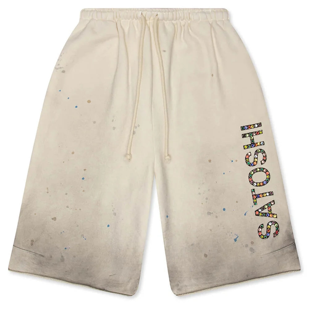 Satoshi Drifter Sweatshorts White