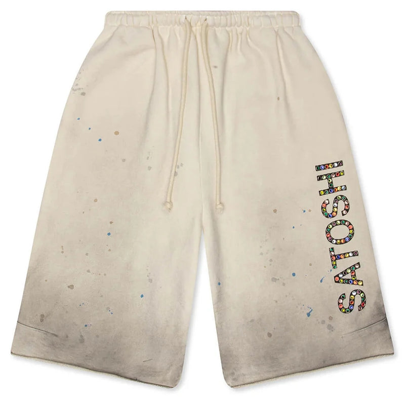 Satoshi Drifter Sweatshorts White