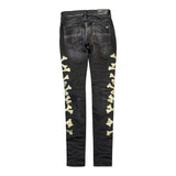 Amiri Camo Bones Jeans Black