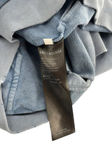 Balenciaga Tape Hoodie Blue