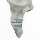 Acne Studios Logo Relaxed Tee Dusty White Beige
