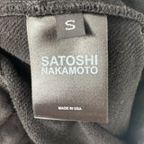 Satoshi Nakamoto Double Layer Studded Sweatpants Black