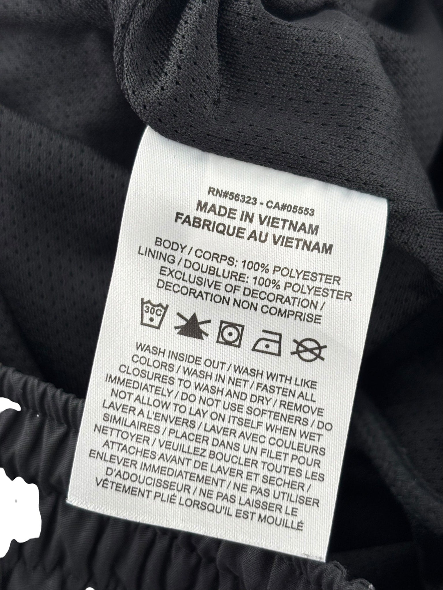 Supreme Jordan Track Pants Black